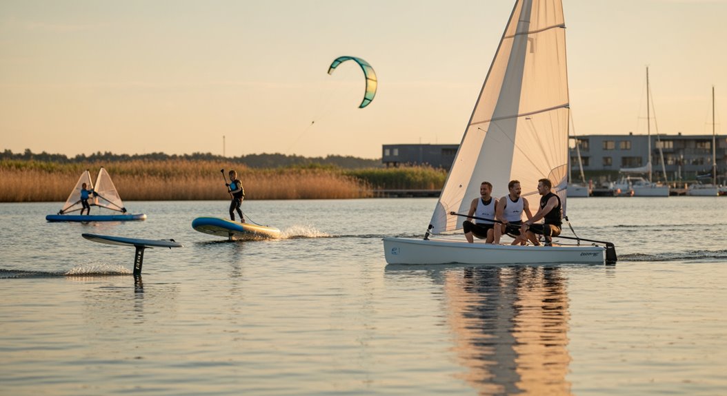 wachsende Beliebtheit von Wassersportarten