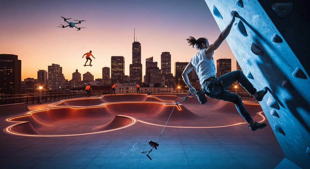 innovative risikoreiche sportliche Herausforderungen