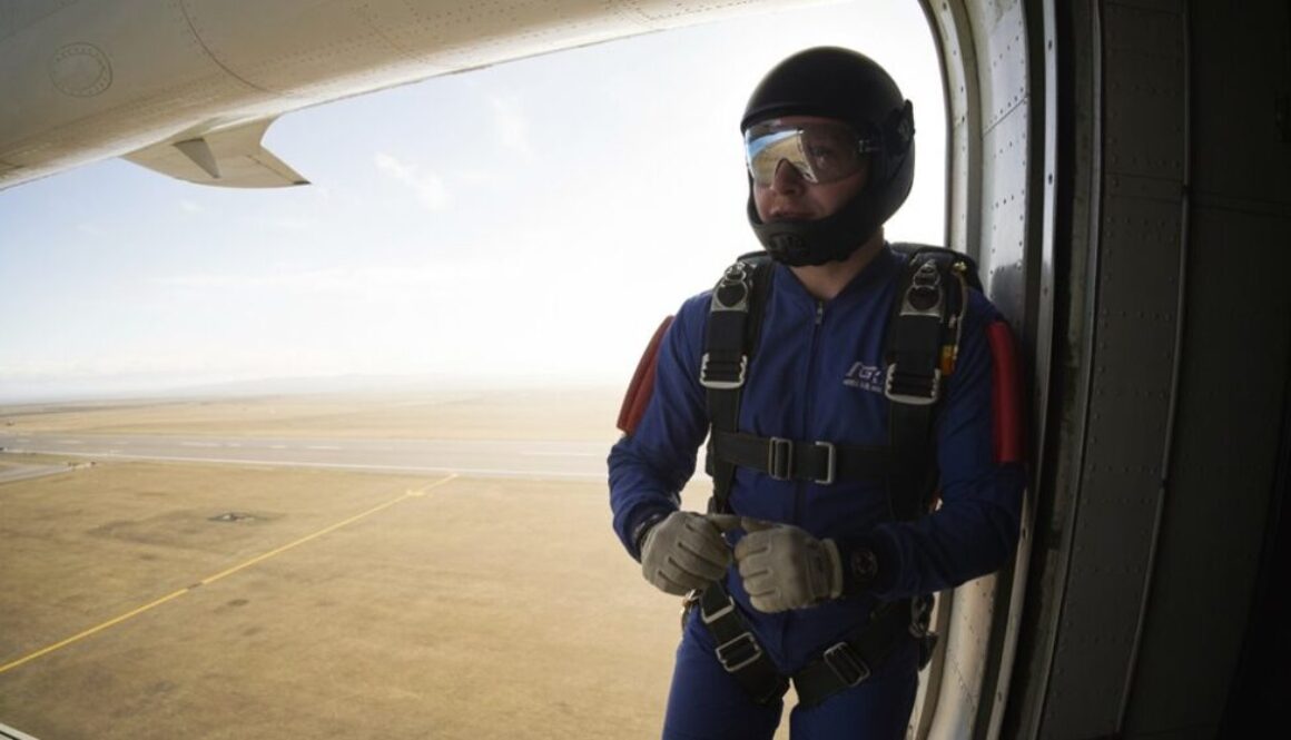 bereite dich auf deinen Sprung vor