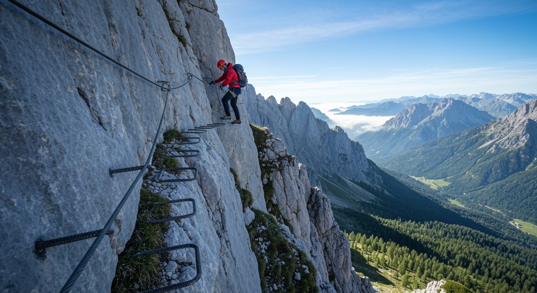 geschützte Alpen-Abenteuer-Routen