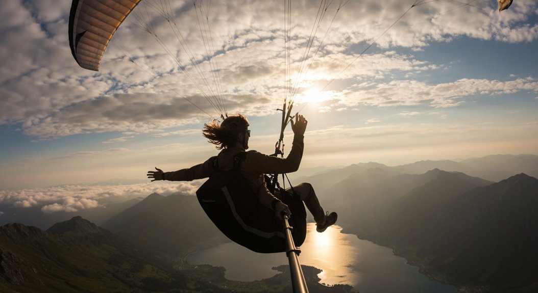 gewichtslosige Gelassenheit im Flug
